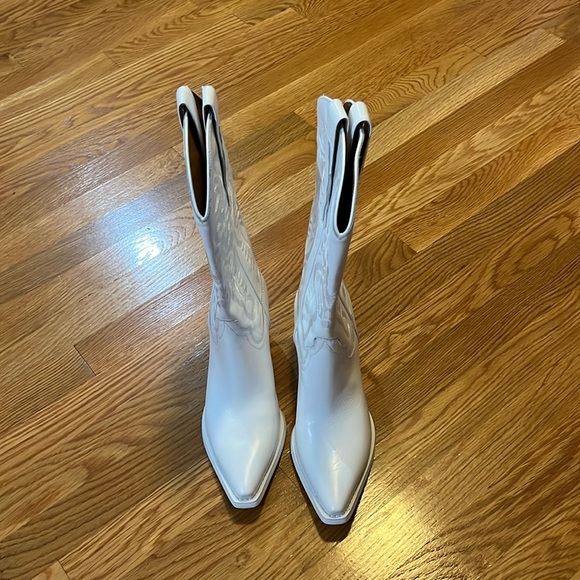 Free People x Jeffrey Campbell Dagget Cowboy Boots Size 8.5 NEW - Picture 7 of 17